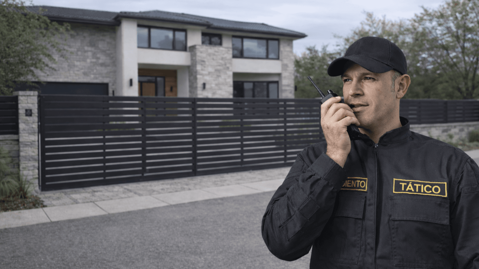 Sistema de câmeras de segurança ISF em ambiente residencial